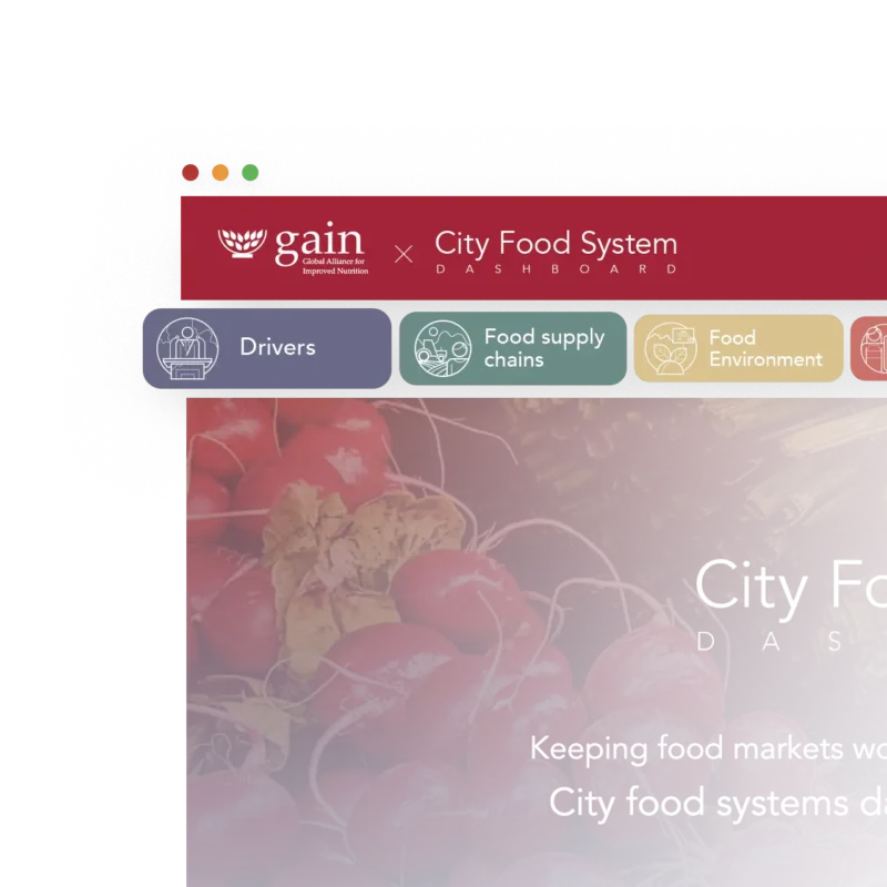 GAIN City Food Systems Dashboard