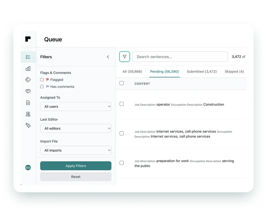 rowsquared classifAI - simple process management